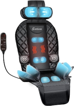 Sotion Back Massager with Heat – Vibrating Massage Chair Pad