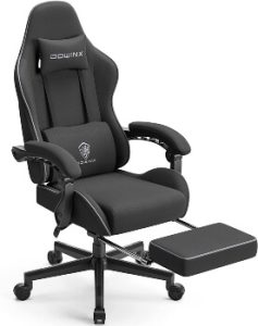 Dowinx Ergonomic Fabric Gaming Chair with Massage