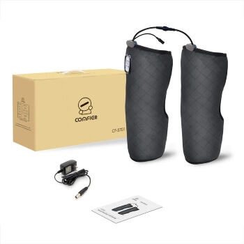 Comfier Heated Knee Brace Wrap with Massage, Vibration Knee Massager with Heat