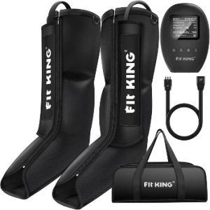 Fit King Leg Compression Boots Massager for Foot and Calf RecoveryFoot and Calf Massager Australia
