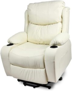 Belesyau Australia Real Leather Electric Recliner Lift Massage Chair