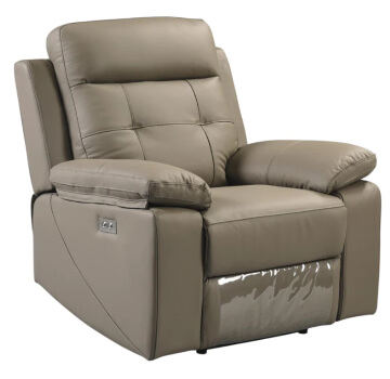 John Cootes Kingsman 1 Seater Genuine Leather Electric Recliner Sofa